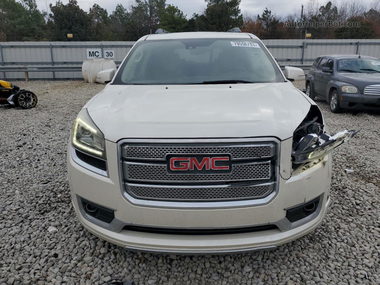 2014 Gmc Acadia Denali Белый vin: 1GKKVTKDXEJ106554