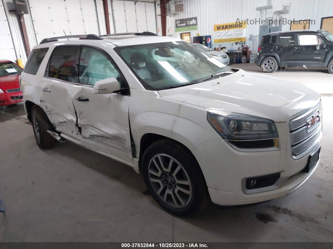 2014 Gmc Acadia Denali White vin: 1GKKVTKDXEJ148075