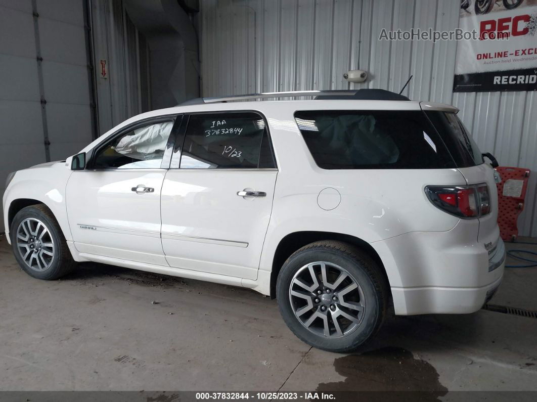 2014 Gmc Acadia Denali White vin: 1GKKVTKDXEJ148075