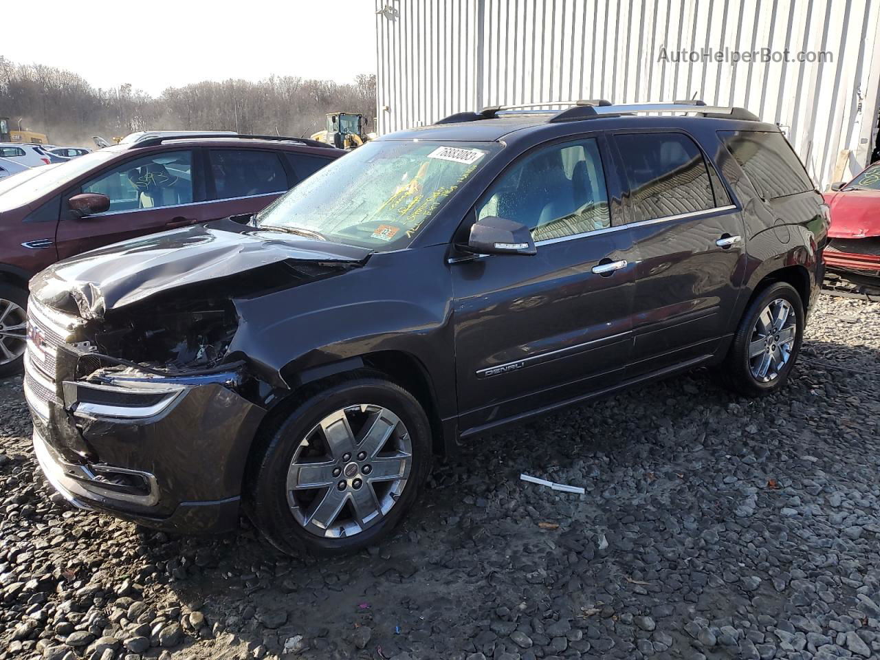 2014 Gmc Acadia Denali Черный vin: 1GKKVTKDXEJ168715