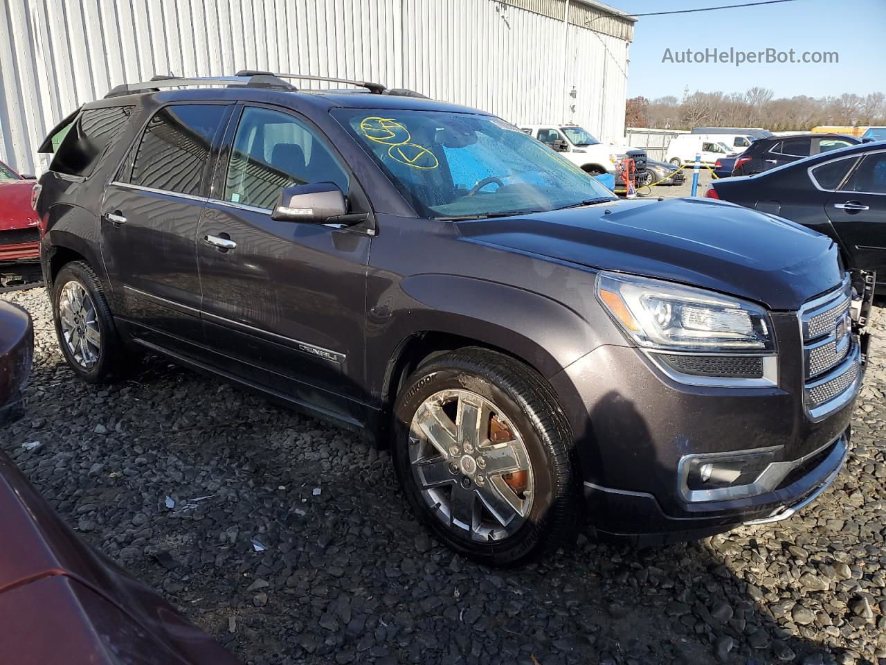 2014 Gmc Acadia Denali Черный vin: 1GKKVTKDXEJ168715