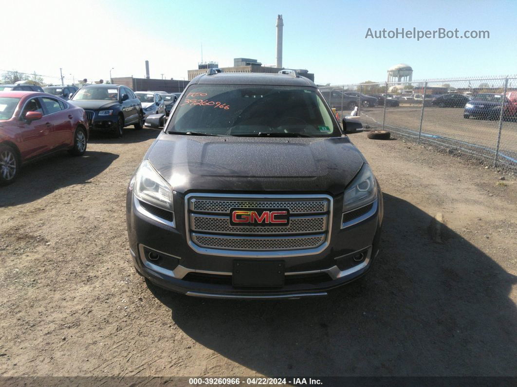 2015 Gmc Acadia Denali Black vin: 1GKKVTKDXFJ378751