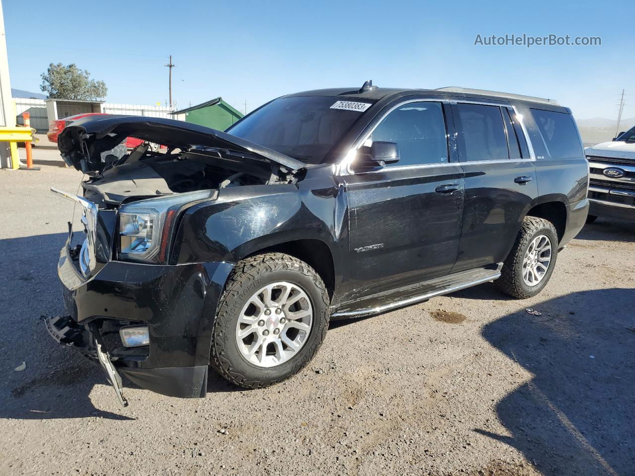 2017 Gmc Yukon Sle Black vin: 1GKS1AKC0HR372372