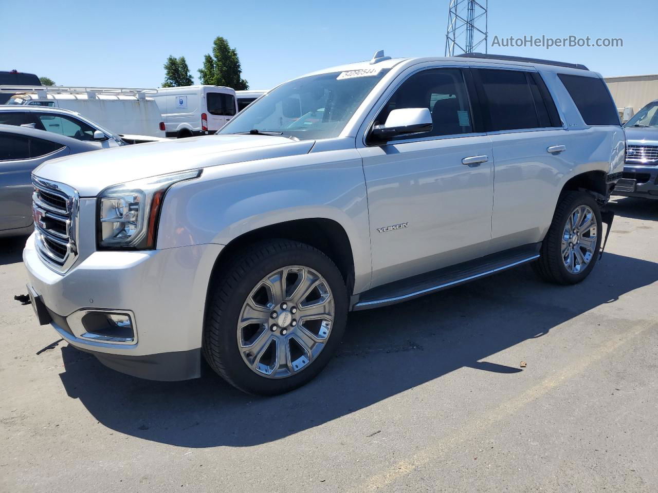 2017 Gmc Yukon Sle Gray vin: 1GKS1AKC2HR154045