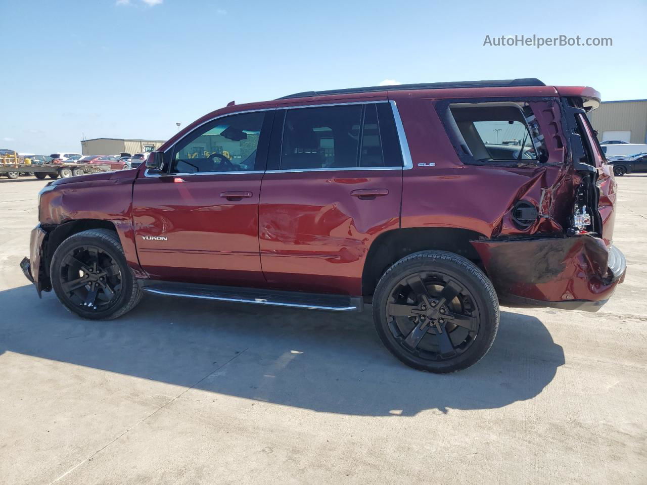 2020 Gmc Yukon Sle Burgundy vin: 1GKS1AKC3LR215606