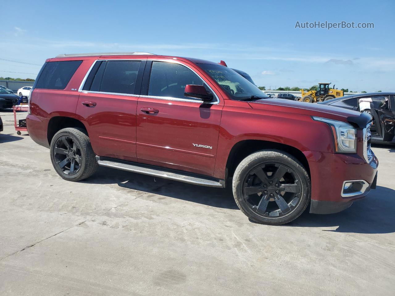 2020 Gmc Yukon Sle Burgundy vin: 1GKS1AKC3LR215606