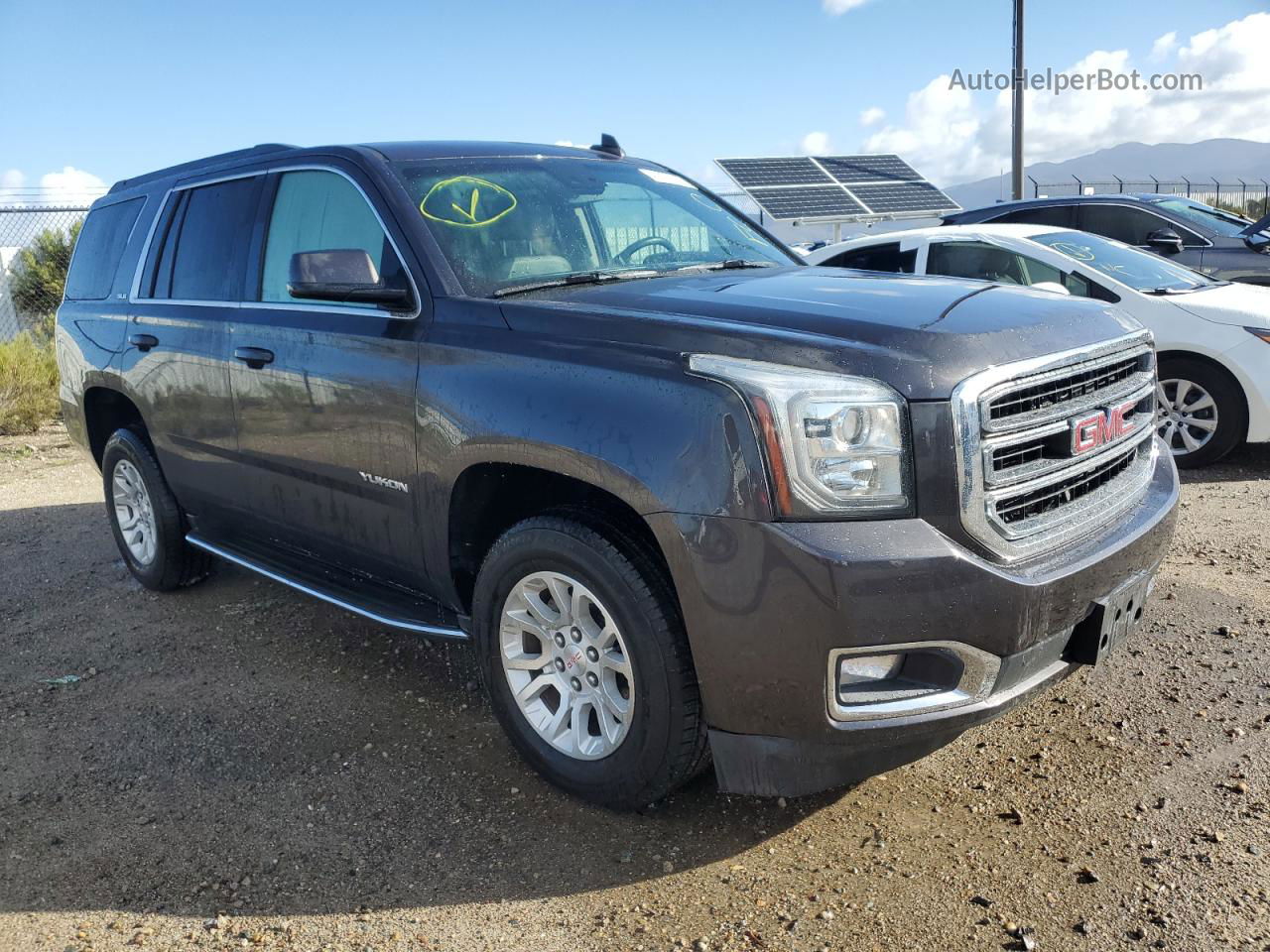 2017 Gmc Yukon Sle Gray vin: 1GKS1AKC8HR356436