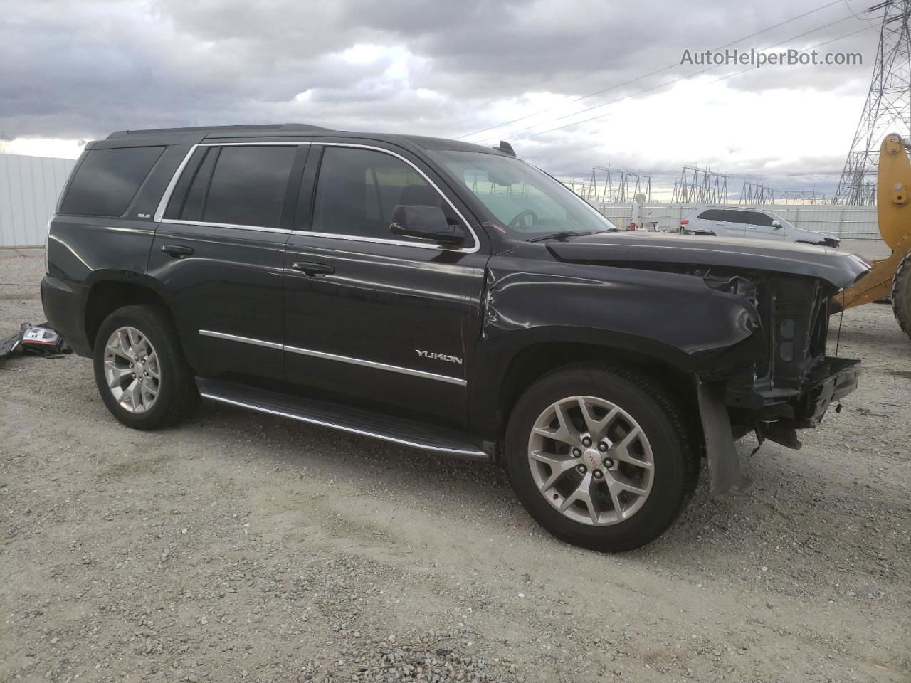 2017 Gmc Yukon Sle Black vin: 1GKS1AKCXHR156416