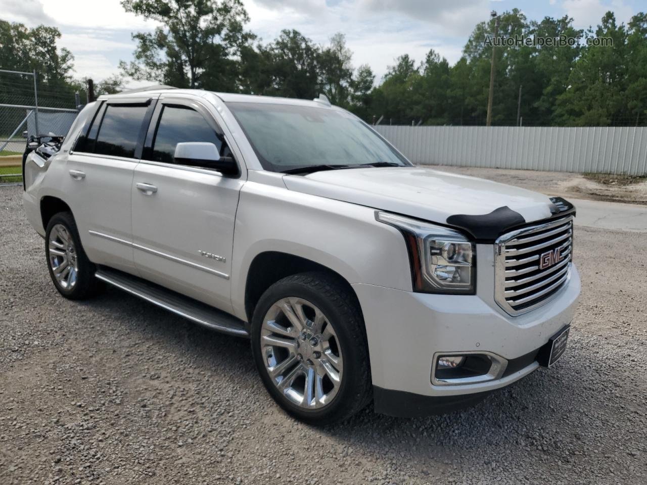 2020 Gmc Yukon Slt White vin: 1GKS1BKC2LR123845