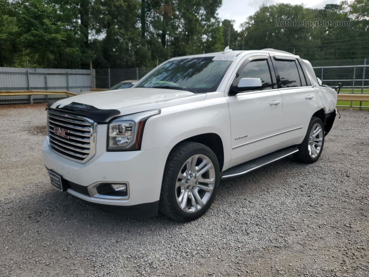 2020 Gmc Yukon Slt White vin: 1GKS1BKC2LR123845