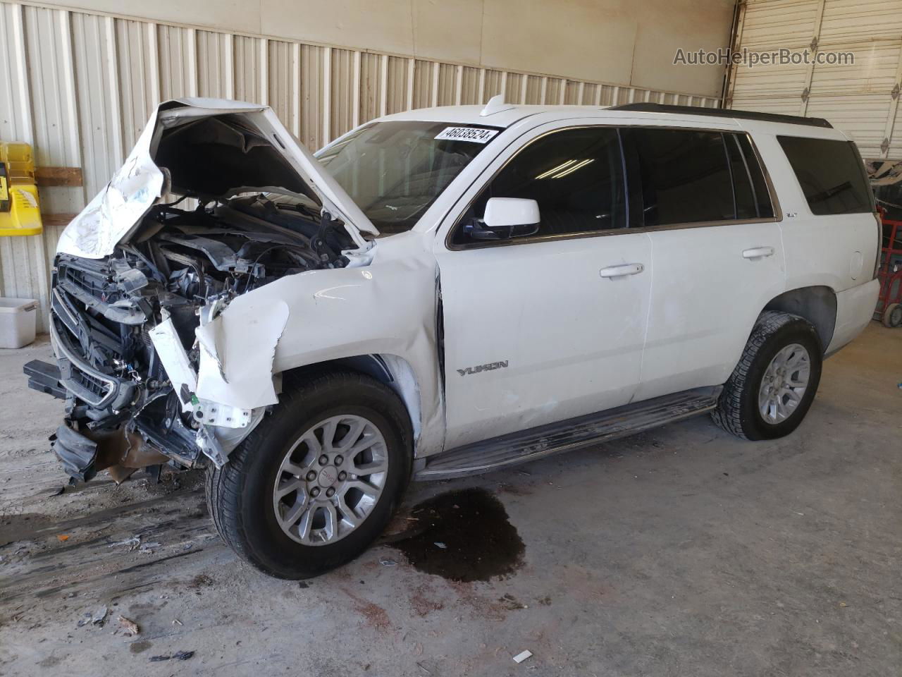 2017 Gmc Yukon Slt White vin: 1GKS1BKC3HR126292