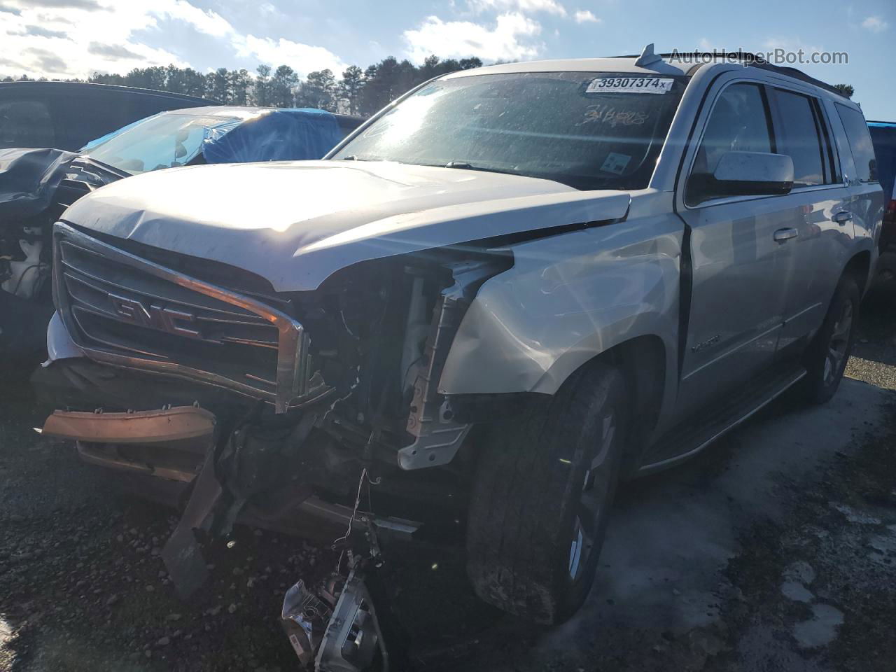 2017 Gmc Yukon Slt Silver vin: 1GKS1BKC3HR314018