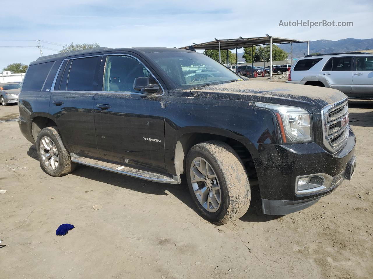 2017 Gmc Yukon Slt Черный vin: 1GKS1BKC4HR249826