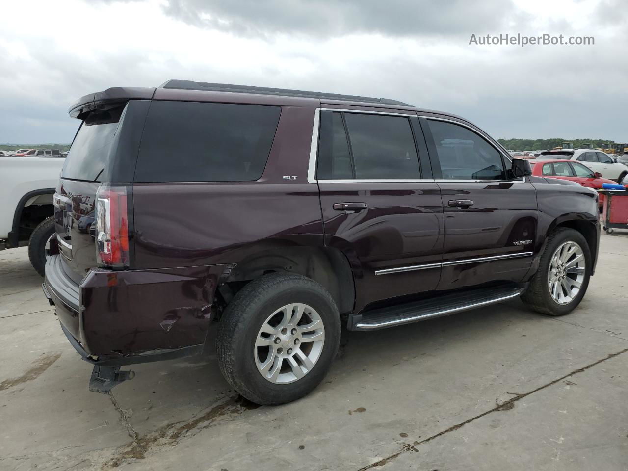 2017 Gmc Yukon Slt Burgundy vin: 1GKS1BKC5HR278882