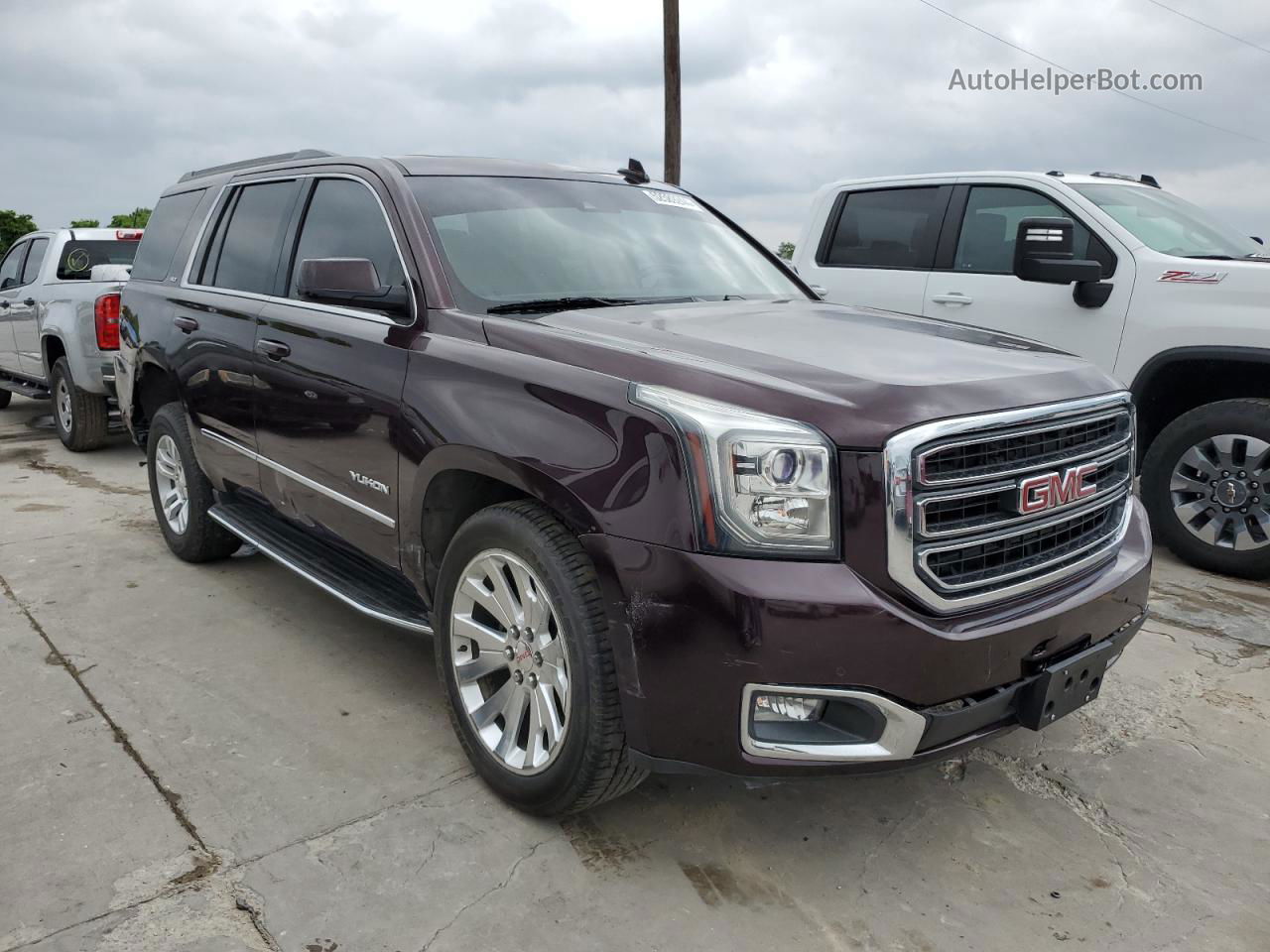 2017 Gmc Yukon Slt Burgundy vin: 1GKS1BKC5HR278882