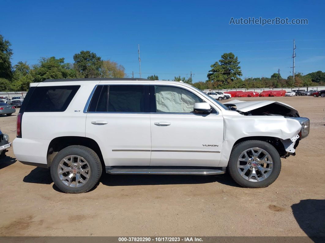 2020 Gmc Yukon Slt White vin: 1GKS1BKC5LR152451