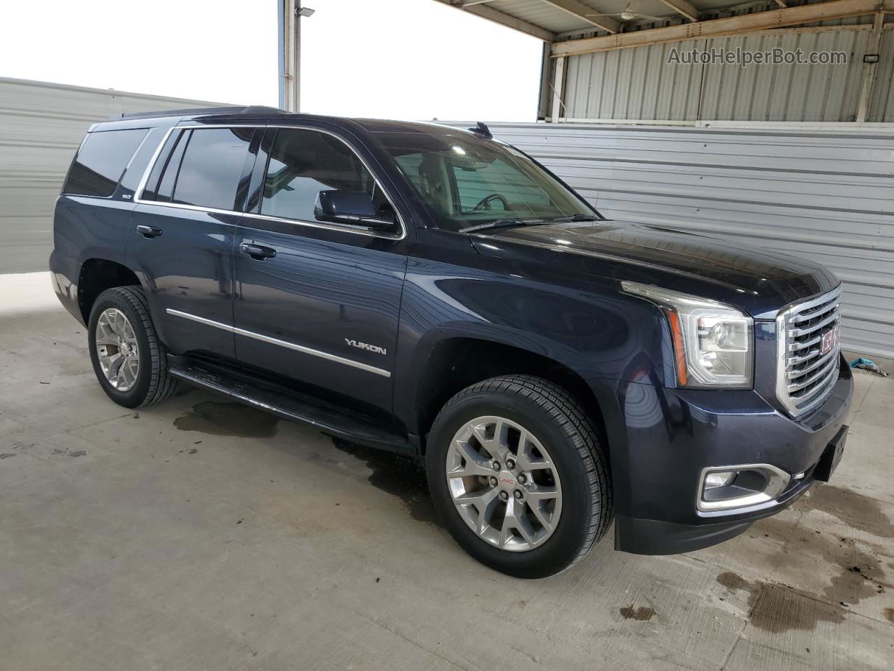 2017 Gmc Yukon Slt Синий vin: 1GKS1BKC7HR344591