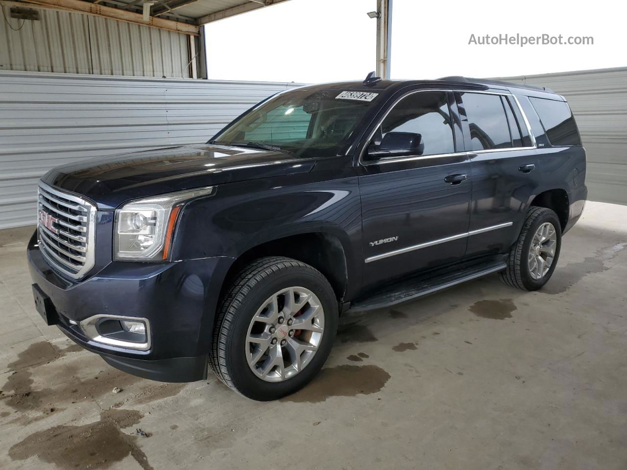 2017 Gmc Yukon Slt Синий vin: 1GKS1BKC7HR344591