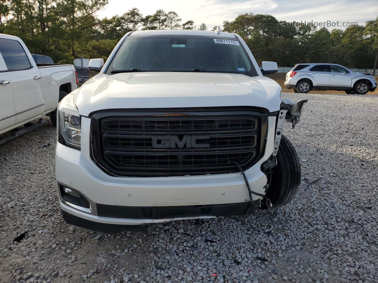 2017 Gmc Yukon Slt White vin: 1GKS1BKC8HR195804