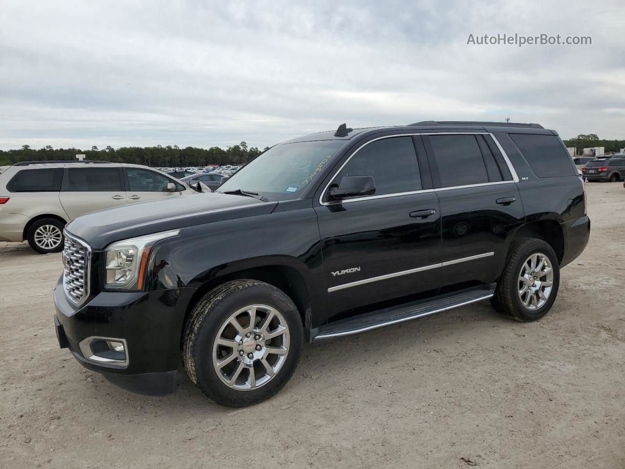 2017 Gmc Yukon Slt Черный vin: 1GKS1BKCXHR177742