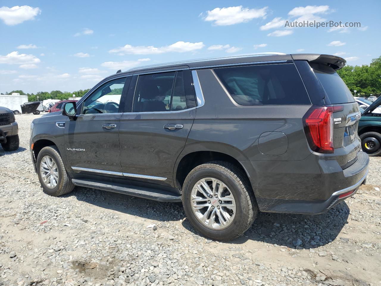 2021 Gmc Yukon Slt Brown vin: 1GKS1BKD3MR120219