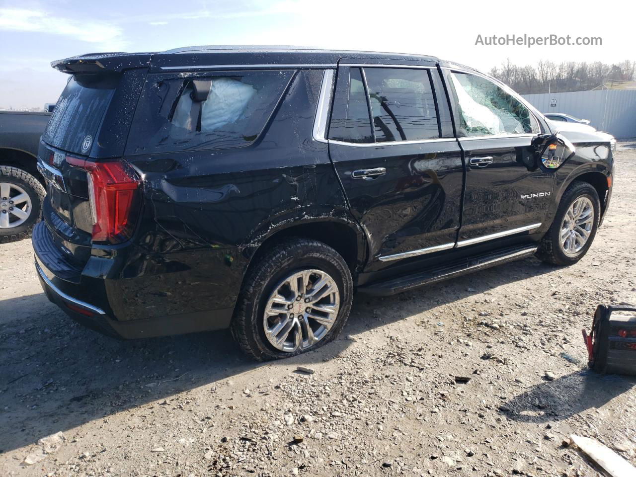 2021 Gmc Yukon Slt Черный vin: 1GKS1BKD5MR117631