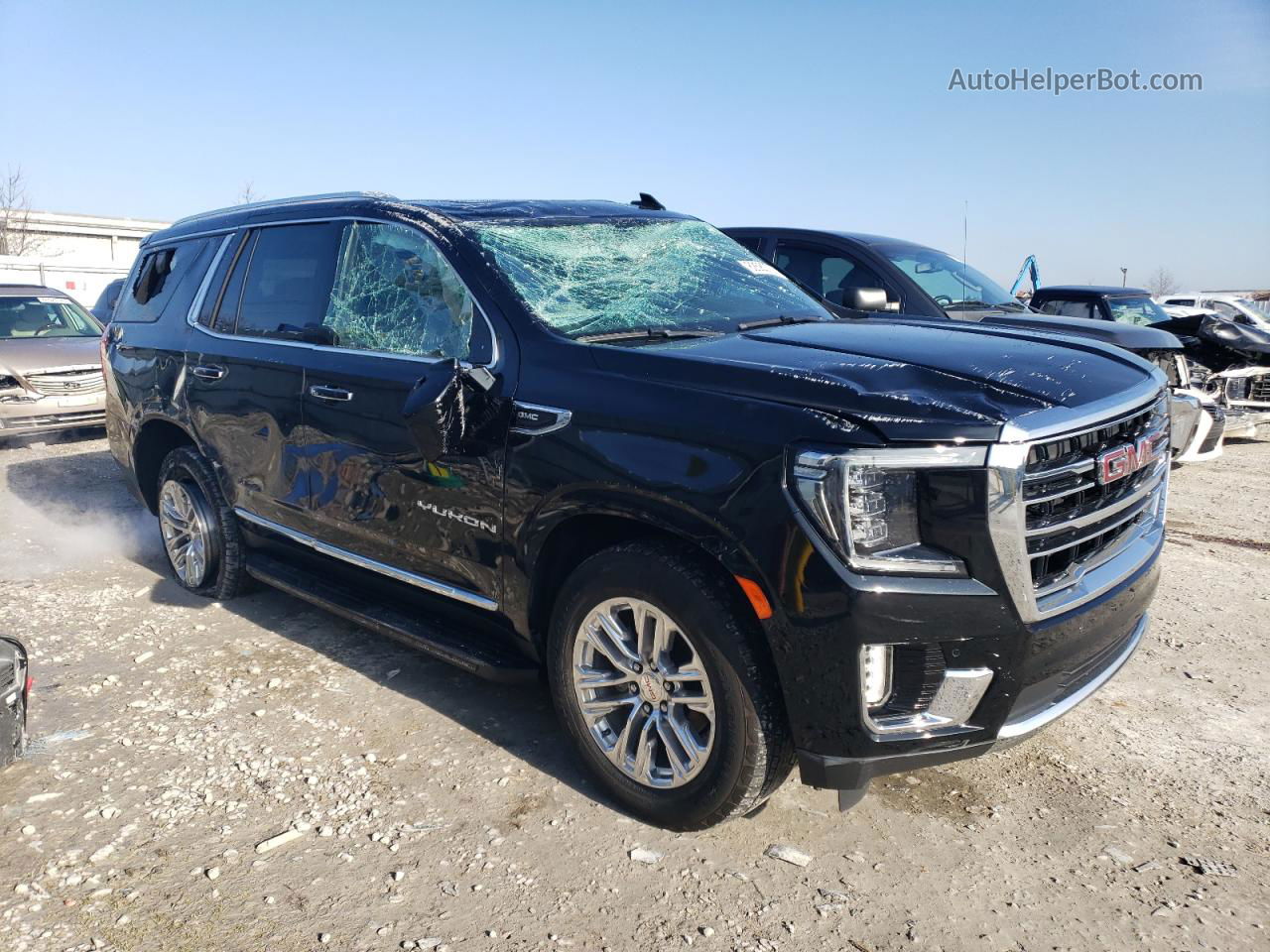 2021 Gmc Yukon Slt Black vin: 1GKS1BKD5MR117631