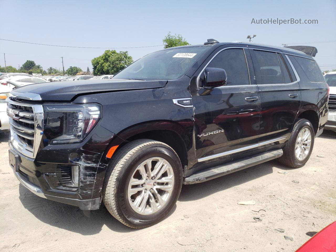 2021 Gmc Yukon Slt Черный vin: 1GKS1BKD5MR121453