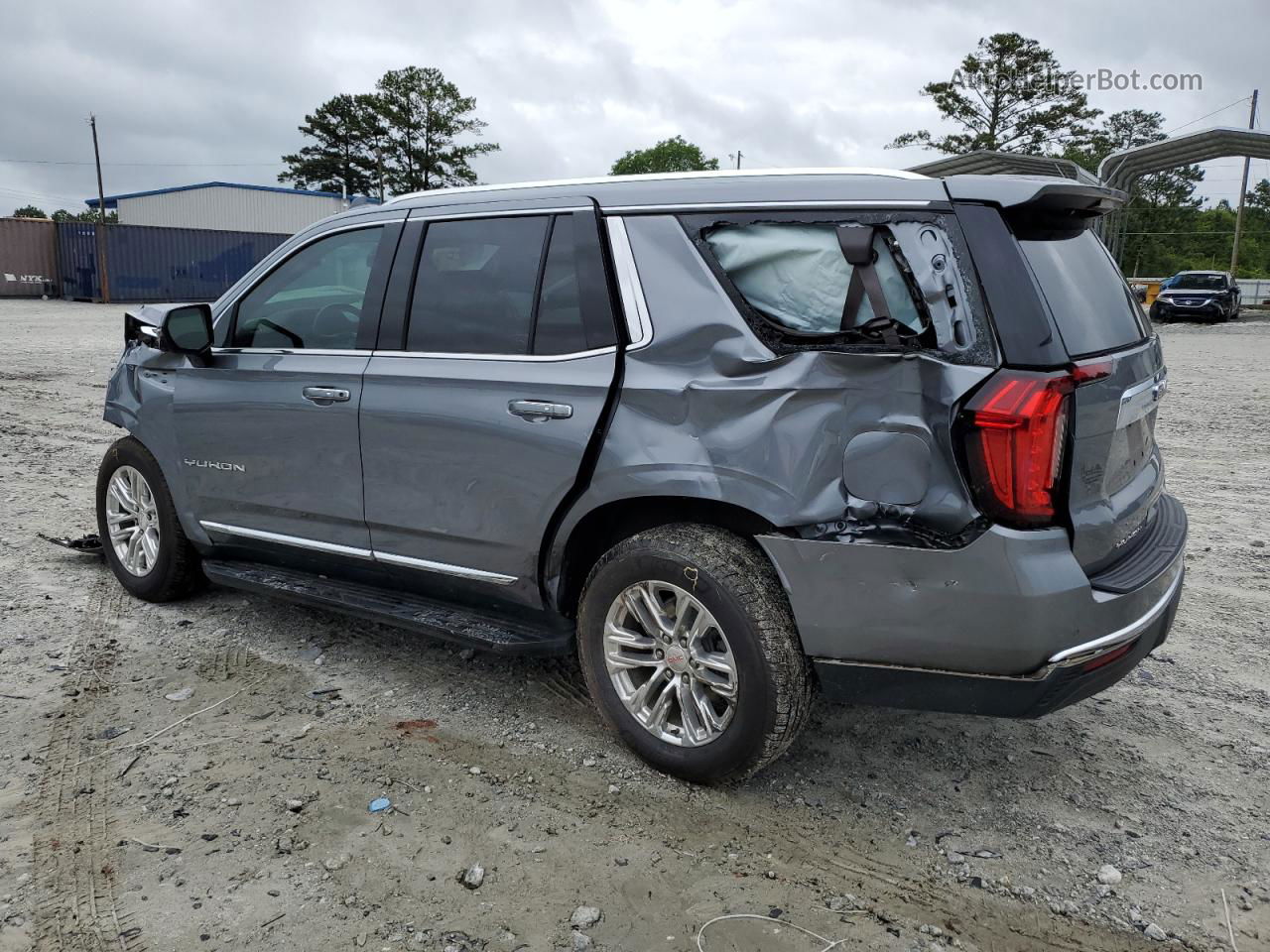 2021 Gmc Yukon Slt Gray vin: 1GKS1BKD5MR415113