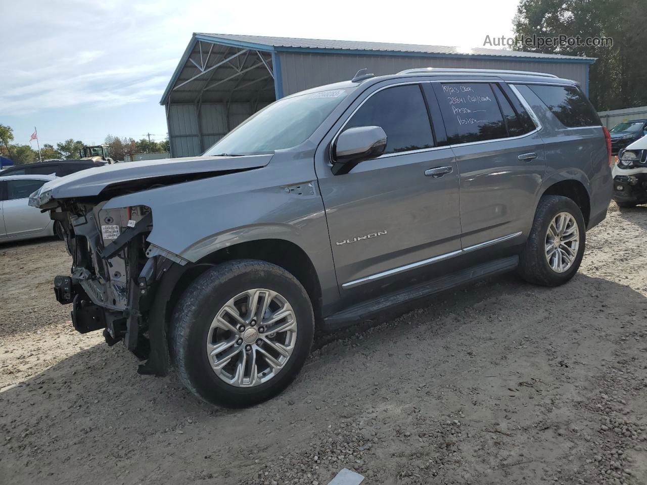 2021 Gmc Yukon Slt Gray vin: 1GKS1BKD6MR115533