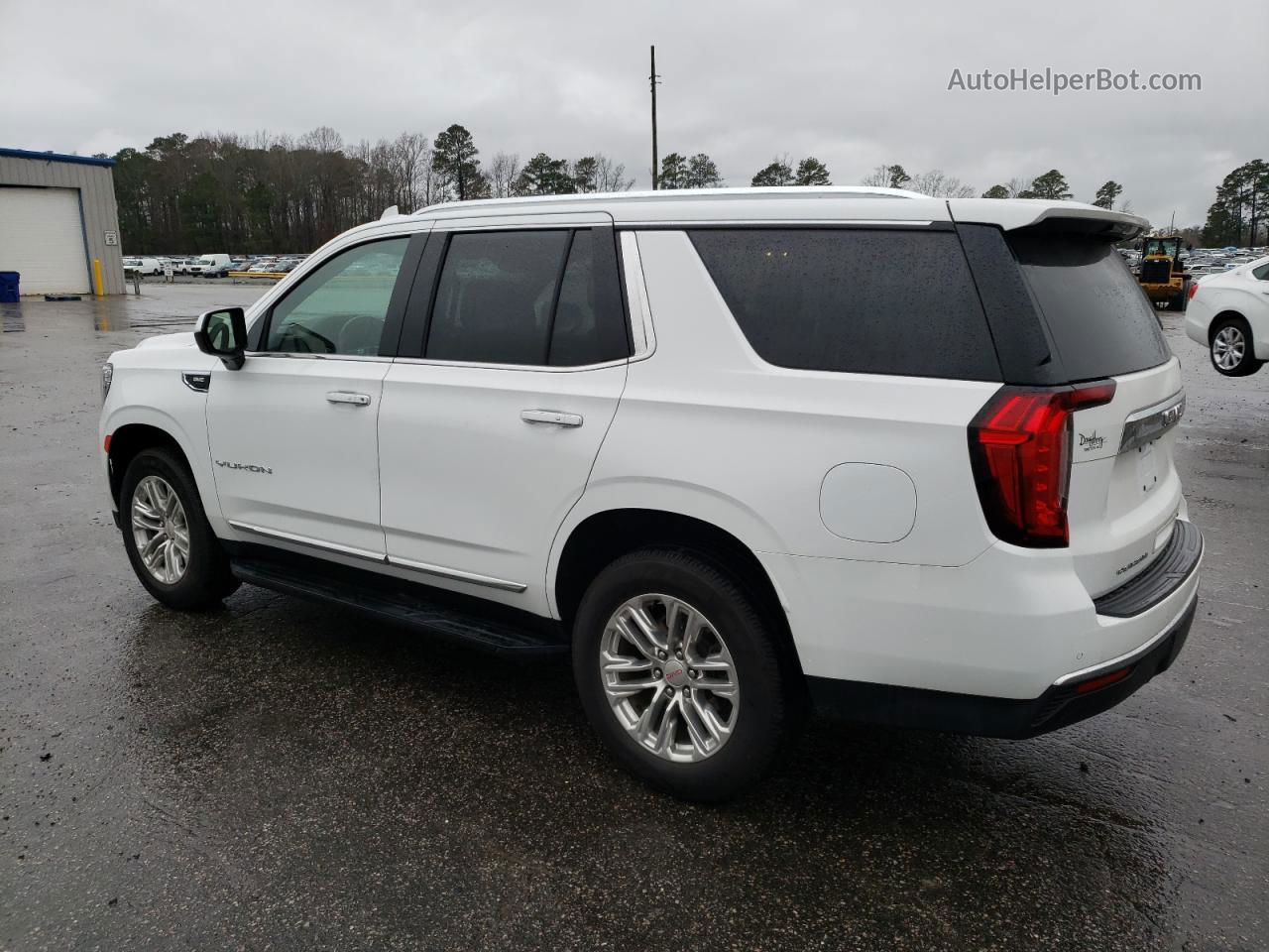 2021 Gmc Yukon Slt White vin: 1GKS1BKD7MR276828