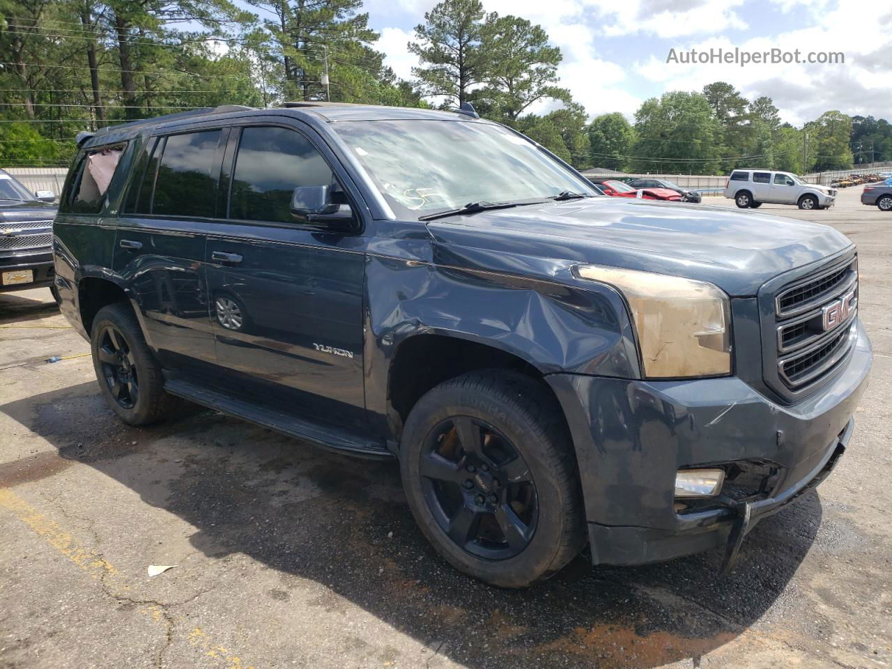 2020 Gmc Yukon Slt Blue vin: 1GKS1BKJ3LR118135