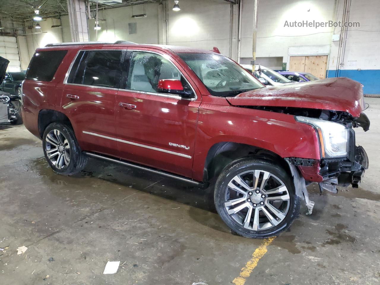 2017 Gmc Yukon Denali Burgundy vin: 1GKS1CKJ0HR397542