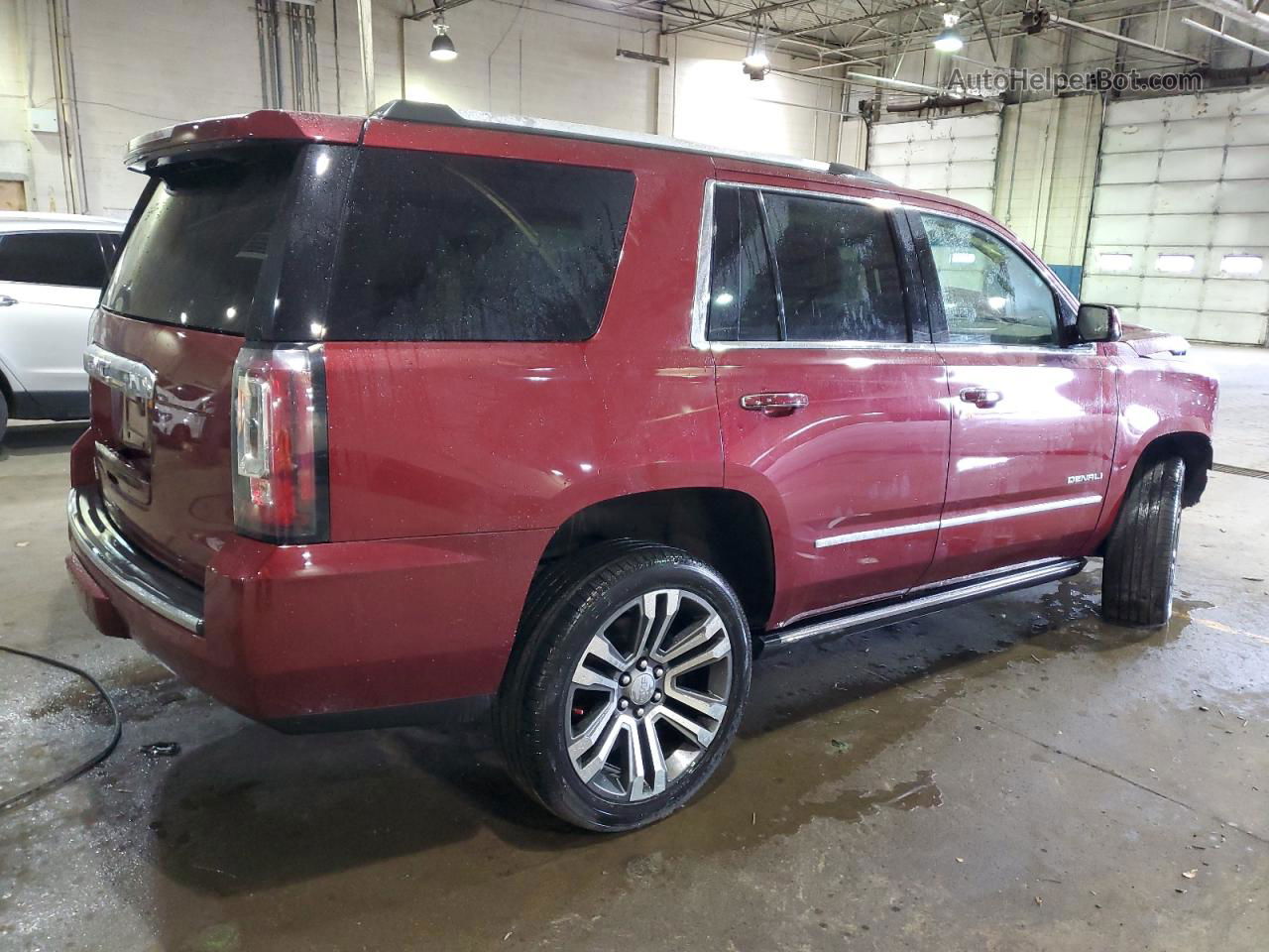 2017 Gmc Yukon Denali Burgundy vin: 1GKS1CKJ0HR397542