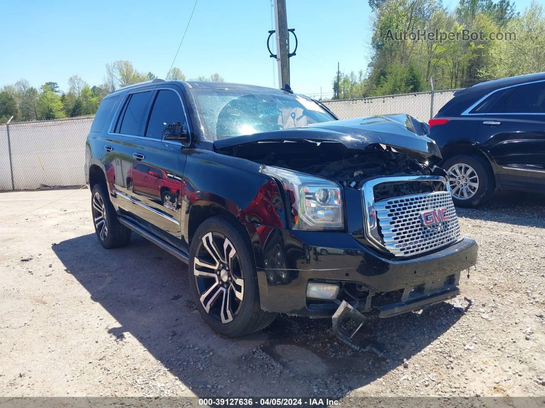 2017 Gmc Yukon Denali Black vin: 1GKS1CKJ3HR259574