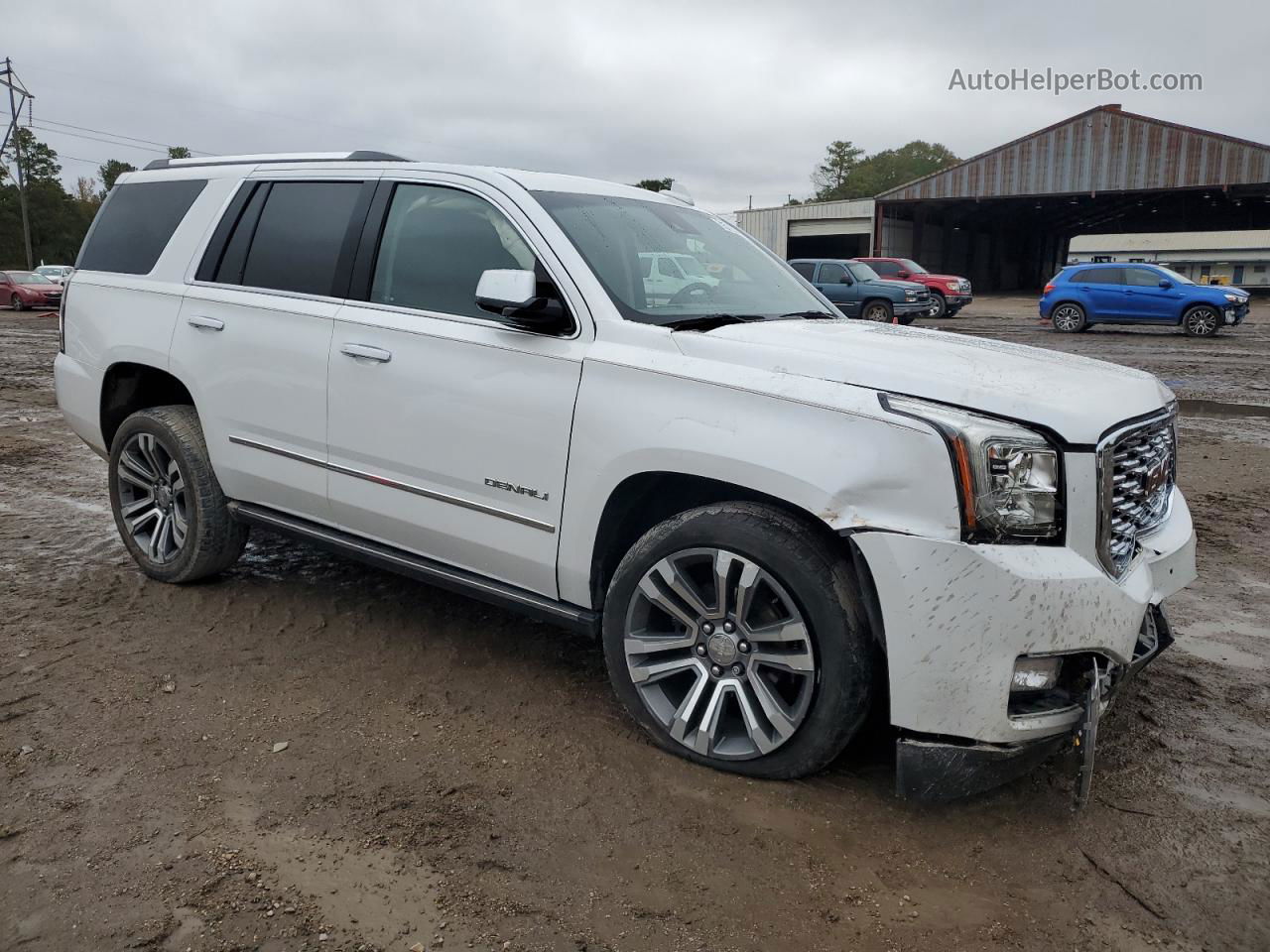 2020 Gmc Yukon Denali White vin: 1GKS1CKJ4LR120854