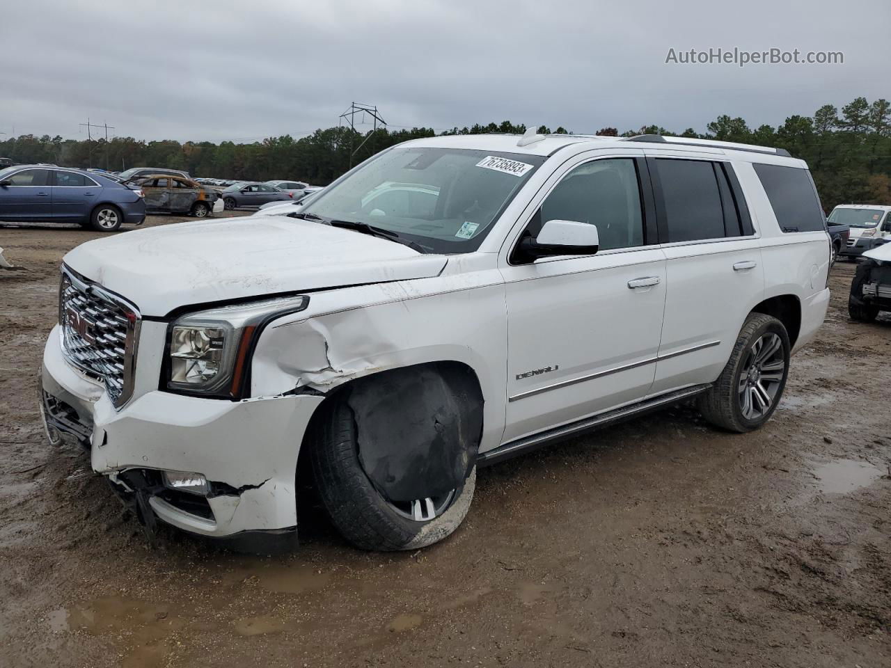 2020 Gmc Yukon Denali White vin: 1GKS1CKJ4LR120854