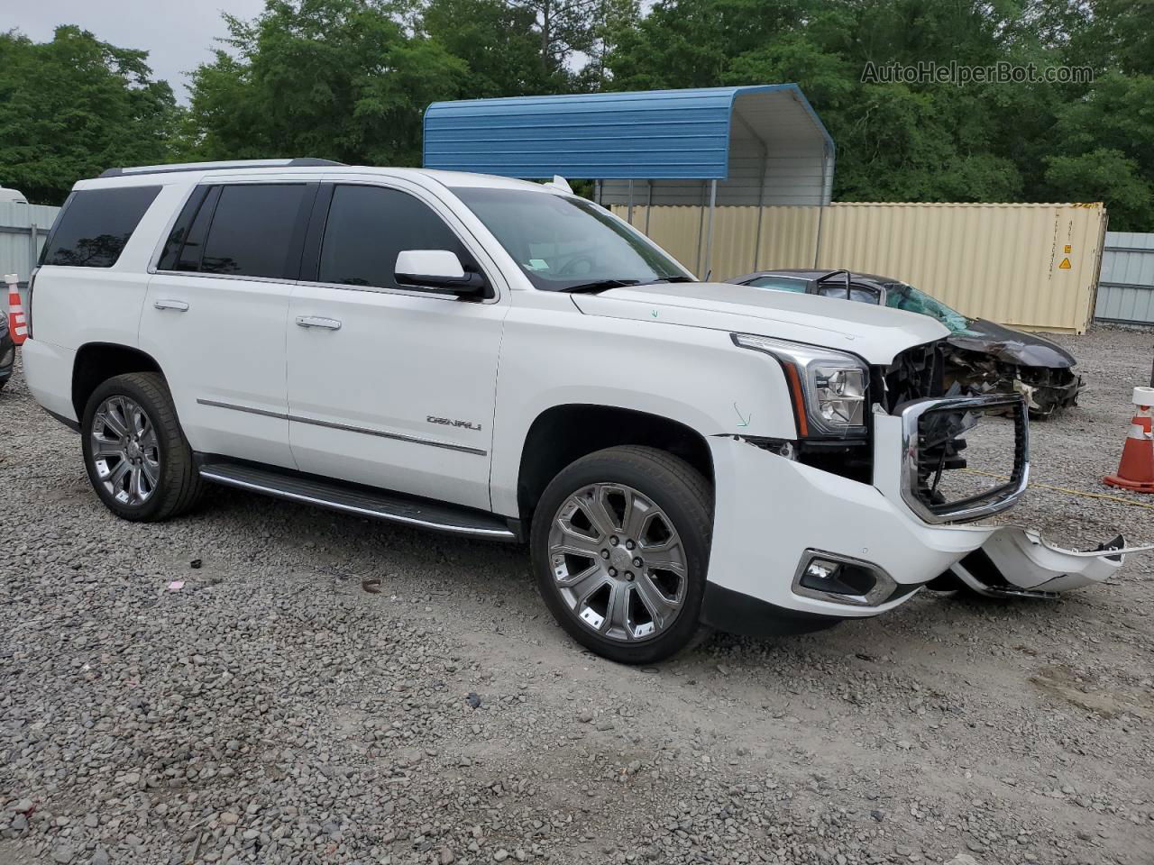 2017 Gmc Yukon Denali White vin: 1GKS1CKJ9HR301956