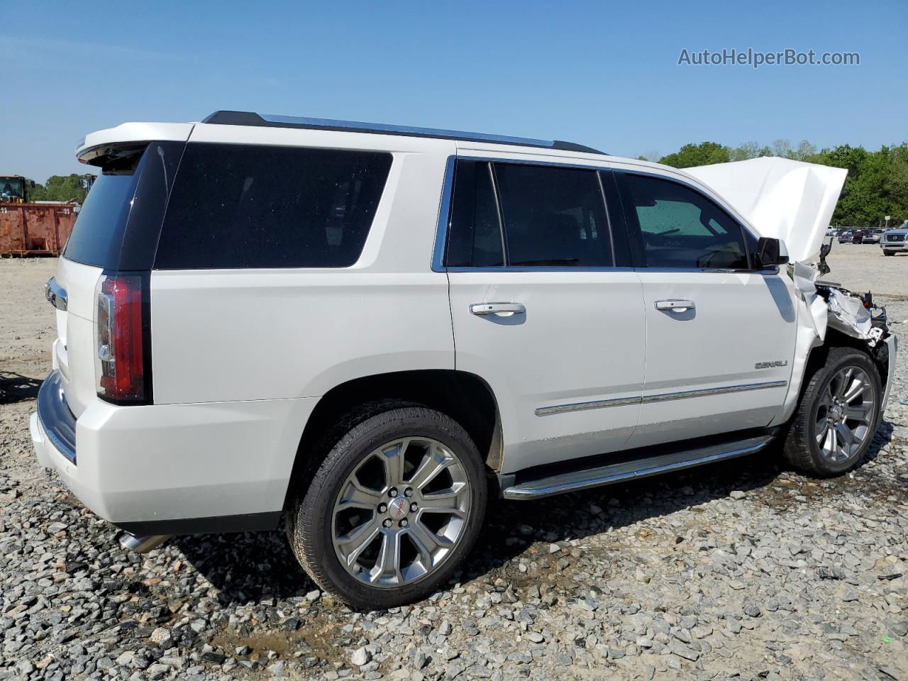 2017 Gmc Yukon Denali White vin: 1GKS1CKJXHR131249