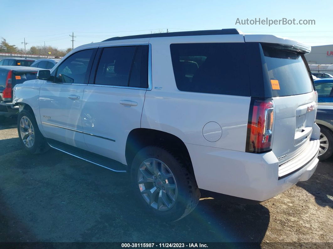 2020 Gmc Yukon 2wd Slt Standard Edition White vin: 1GKS1DKC2LR123808