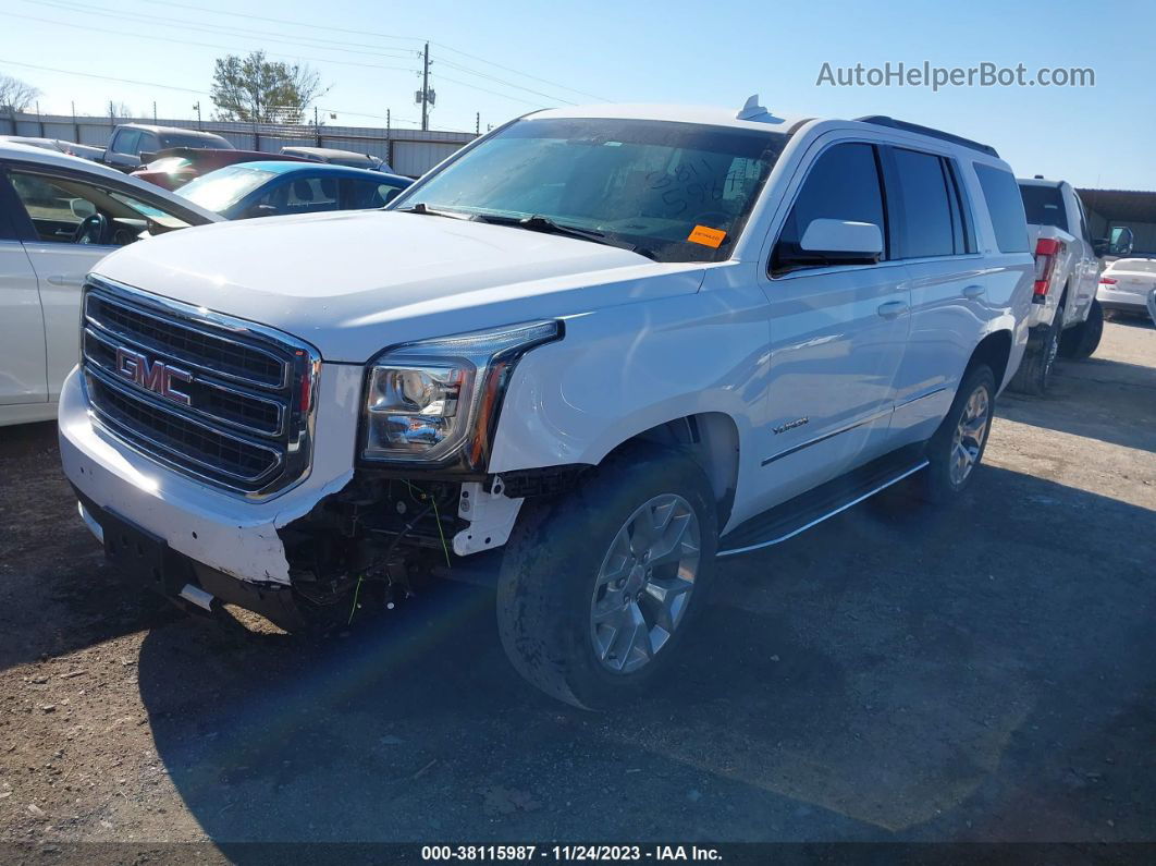 2020 Gmc Yukon 2wd Slt Standard Edition White vin: 1GKS1DKC2LR123808