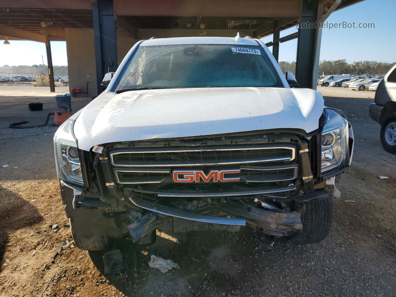 2020 Gmc Yukon Slt White vin: 1GKS1DKC3LR289187