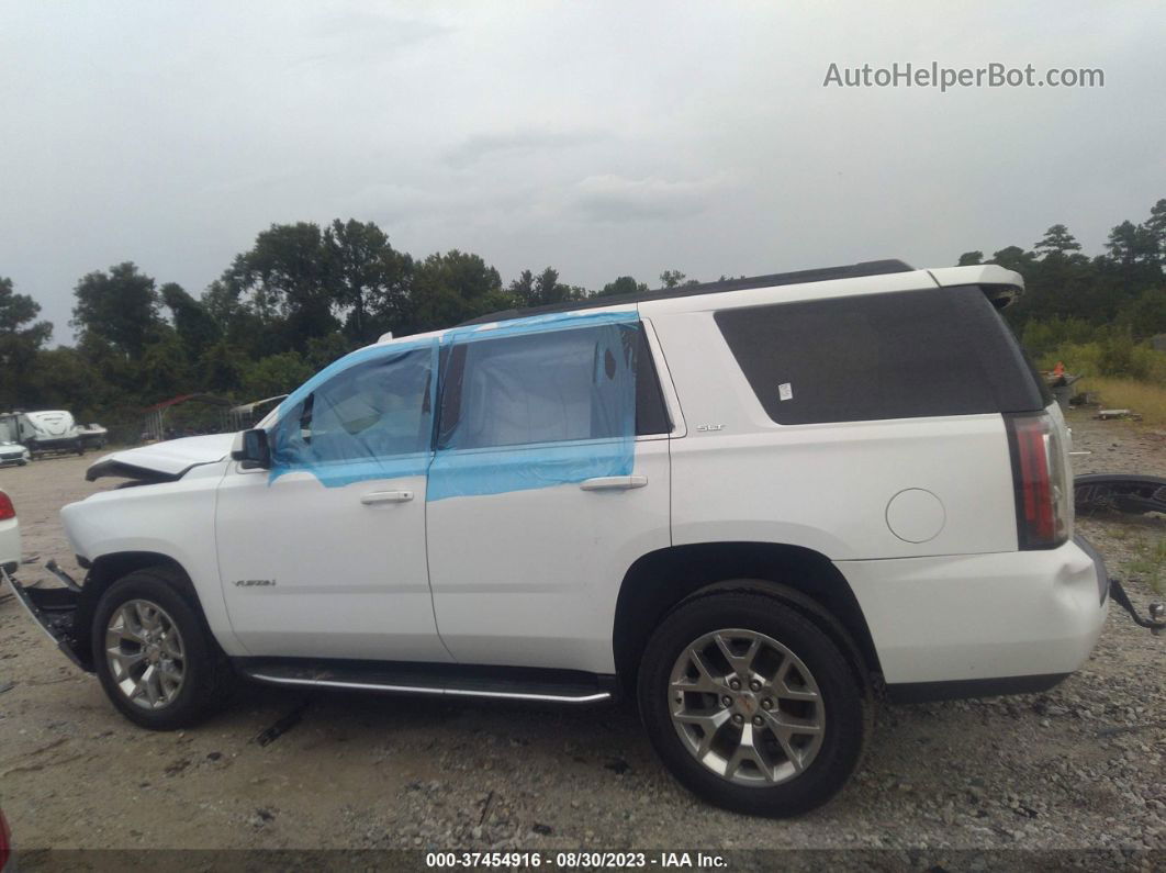 2020 Gmc Yukon Slt Standard Edition White vin: 1GKS1DKC4LR199367