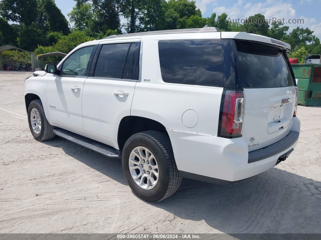 2020 Gmc Yukon 2wd Slt Standard Edition White vin: 1GKS1DKC4LR199367