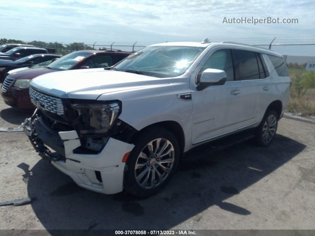 2021 Gmc Yukon Denali White vin: 1GKS1DKL4MR378221