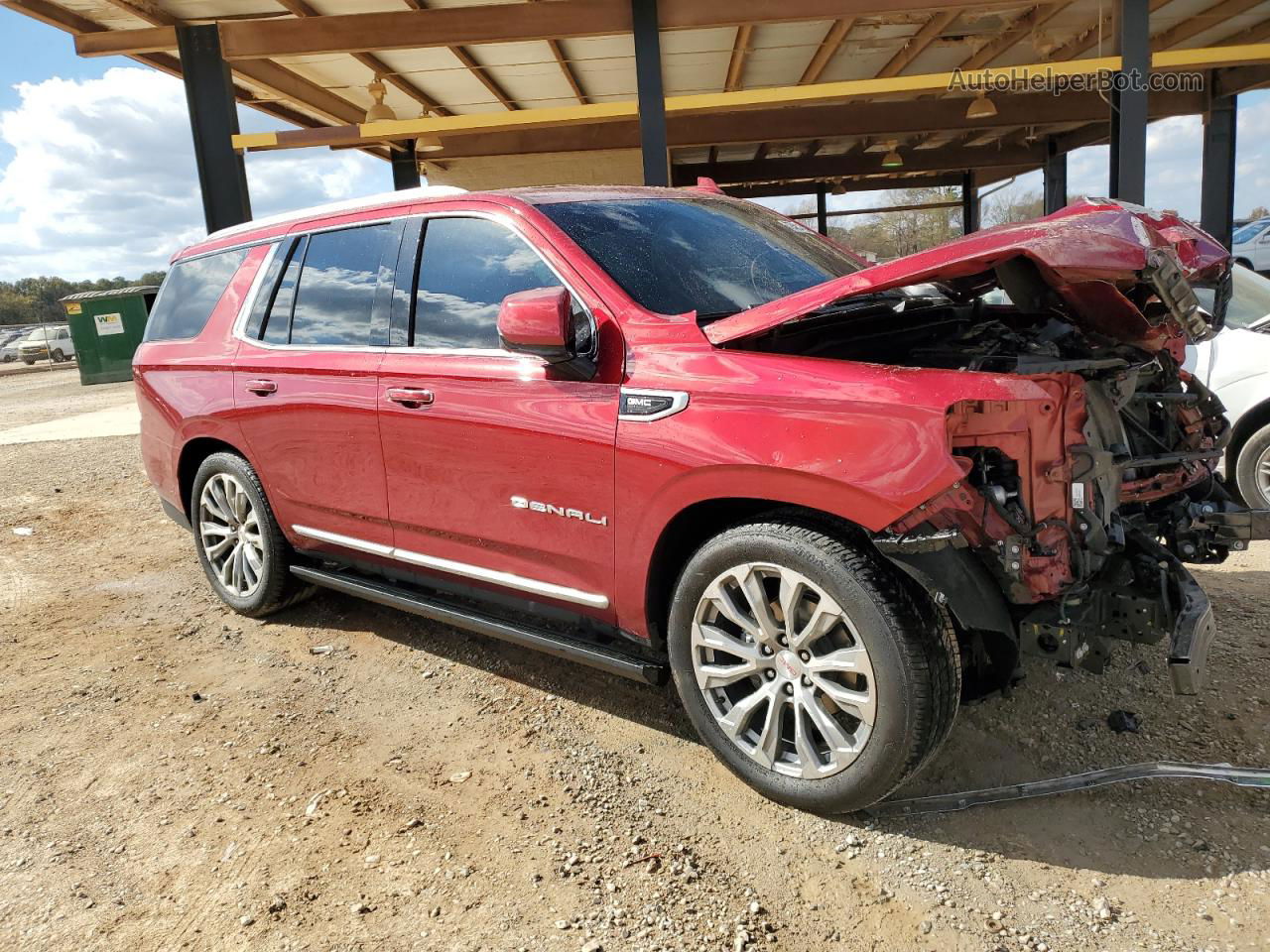 2021 Gmc Yukon Denali Maroon vin: 1GKS1DKL5MR219580