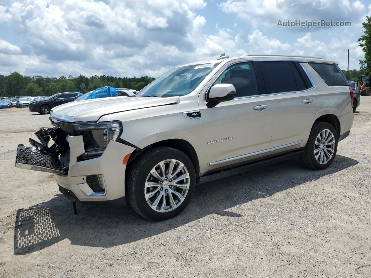 2021 Gmc Yukon Denali Cream vin: 1GKS1DKL9MR214785