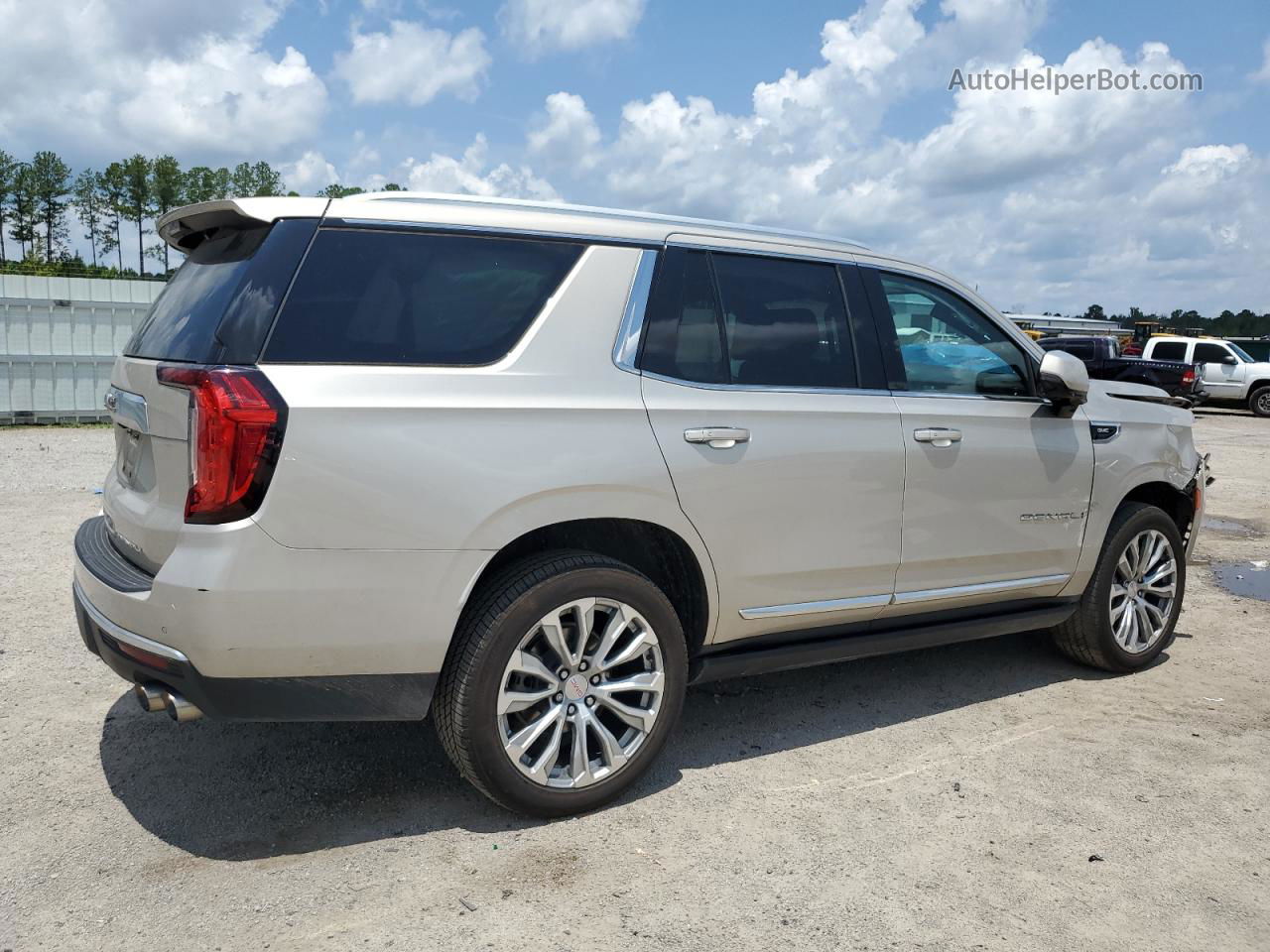 2021 Gmc Yukon Denali Cream vin: 1GKS1DKL9MR214785