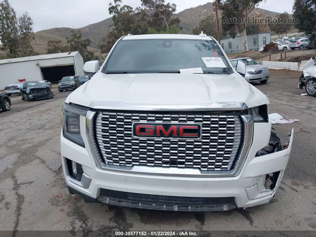 2021 Gmc Yukon 2wd Denali White vin: 1GKS1DKL9MR431849