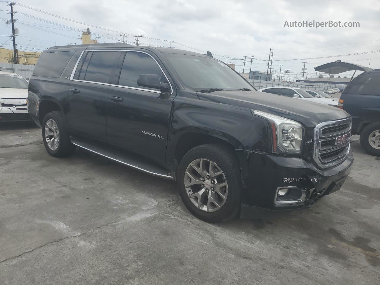 2017 Gmc Yukon Xl C1500 Sle Черный vin: 1GKS1FKC0HR318275